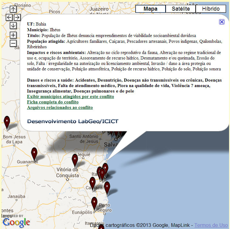 Bahia – Mapa da Injustiça