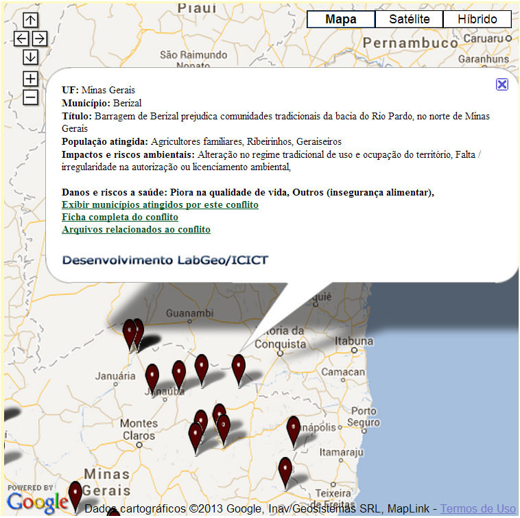 Minas Gerais – Mapa da Injustiça