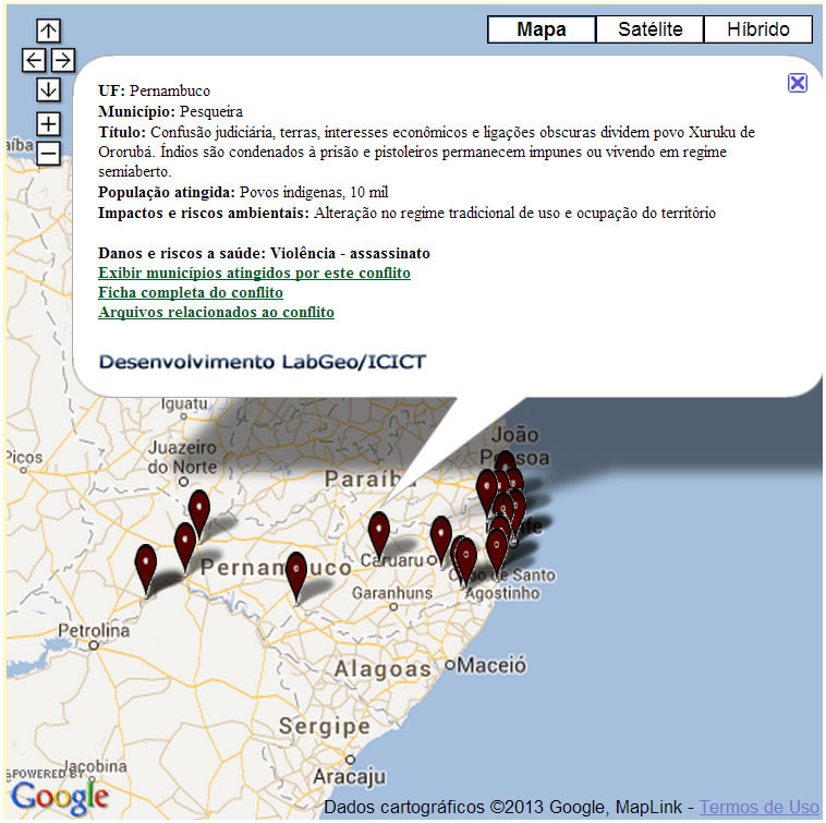 Pernambuco – Mapa da Injustiça