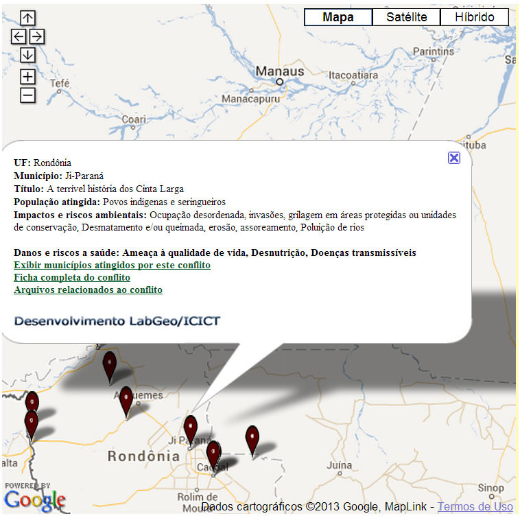 Rondônia – Mapa da Injustiça